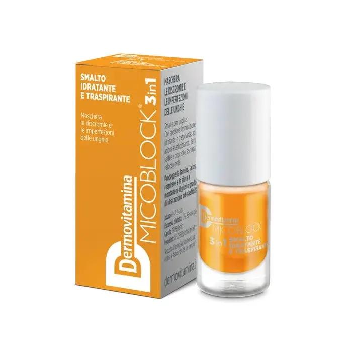 Dermovitamina Micoblock 3in1 Smalto Idratante E Traspirante Giallo 5 ml