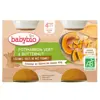 Babybio Légumes Pot Potimarron Vert Butternut +4m Bio 2 x 130g