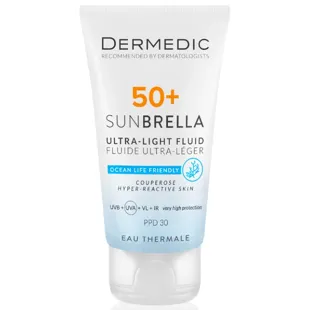 Dermedic Sunbrella Fluido Ultraligero Piel con Cuperosis e Hiperreactiva SPF50+ 40 ml