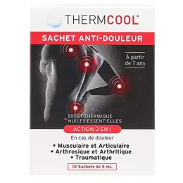 Bausch & Lomb ThermCool Sachet Anti-Douleur Gel Action 3 en 1 10 x 5ml