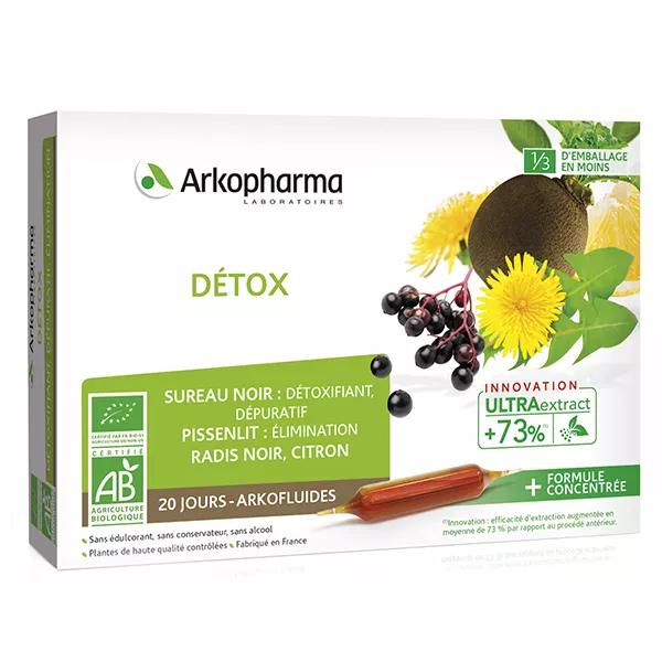 Arkopharma Arkofluides Detox Bio 20 Ampollas