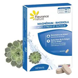 Fleurance Nature - Magnésium - Magnesium Rhodiola - 30 cps