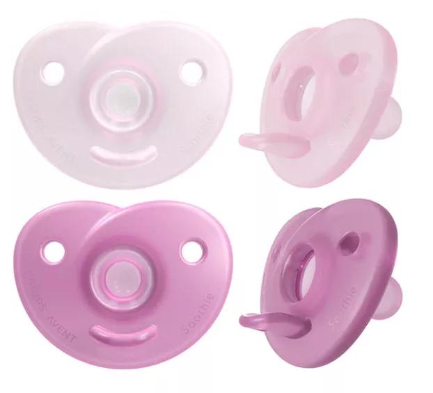 Philips Avent Chupetas Soothie 3-6m Rosa 2 Unidades