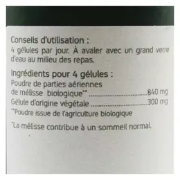 Nat & Form Bio Mélisse 200 gélules végétales