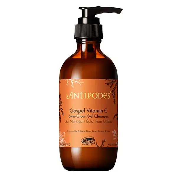 Antipodes Gospel Vitamin C Gel nettoyant éclat 200ml