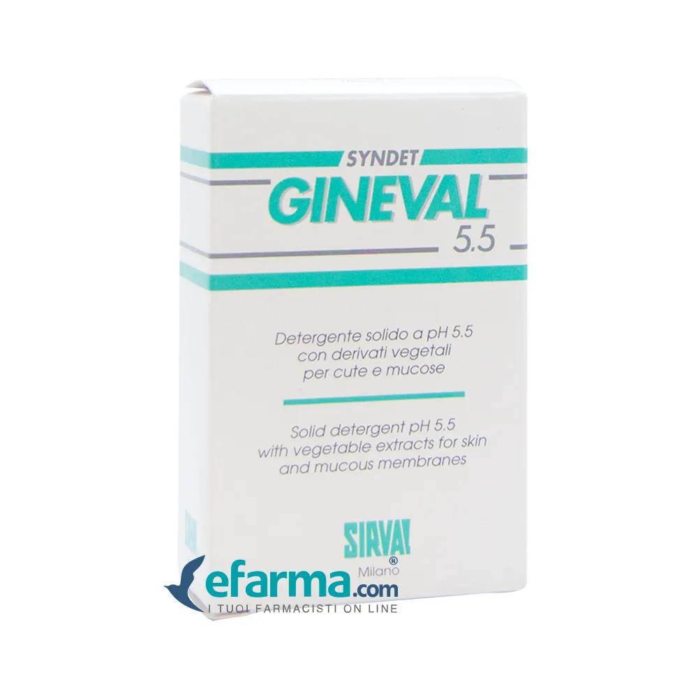 Gineval Sapone pH 5,5 Detergente Antibatterico Igiene Intima 100 g