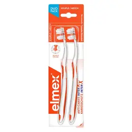 Elmex Inter X Duo Pack Brosse à Dents Souple Pack de 2