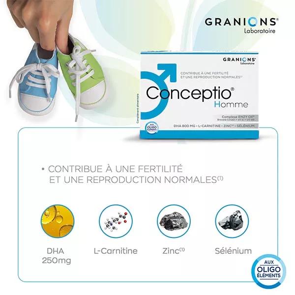 Granions Conceptio Hombre 30 sobres y 90 cápsulas