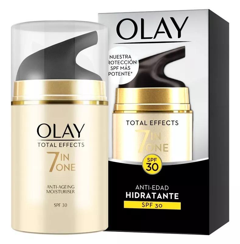 Olay Crema Hidratante Antiedad 7 en 1 SPF30 Total Effects 50 ml