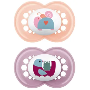 Mam Original Silikon-Schnuller +6m Pink 2 Einheiten