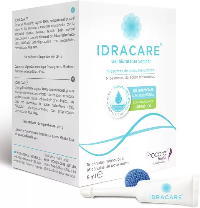 Idracare Gel Vaginal Hydratant 16 Canules x 5 ml