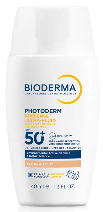 Bioderma Photoderm XDefense Ultra-Fluide SPF50+ Teinte 02 40 ml