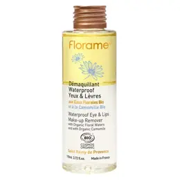 Florame Visage Démaquillant Waterproof Yeux et Lèvres Bio 110ml