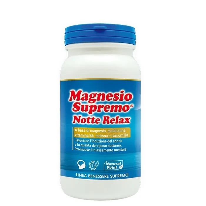 Natural Point Magnesio Supremo Notte Relax Integratore 150 g