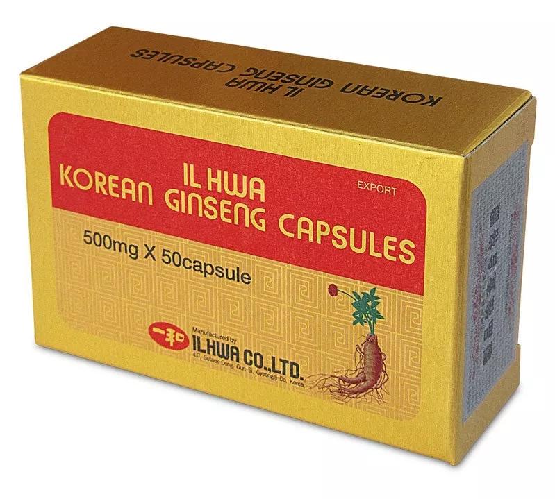 50 Corée IL HWA gelules de ginseng