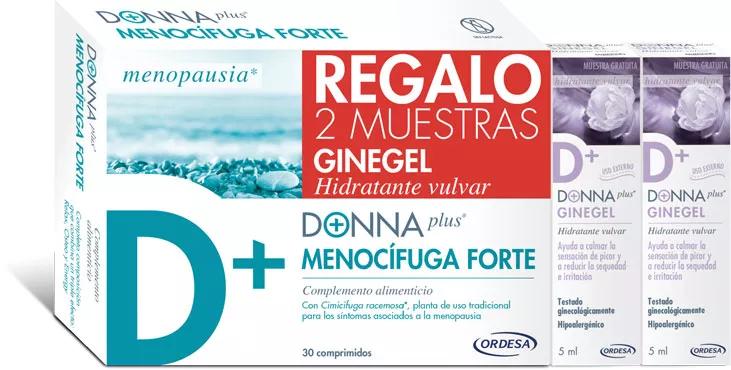 Donnaplus Menocifuga Forte 30 Comprimidos + 2 Muestras Ginegel