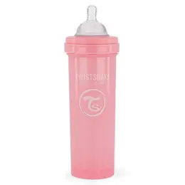 Twistshake Biberon Anti-Colique Rose Pastel +4m 330ml