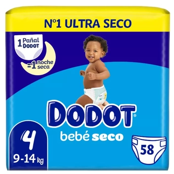 Dodot Bebé Seco Small Pack Talla 4 - 30 uds.