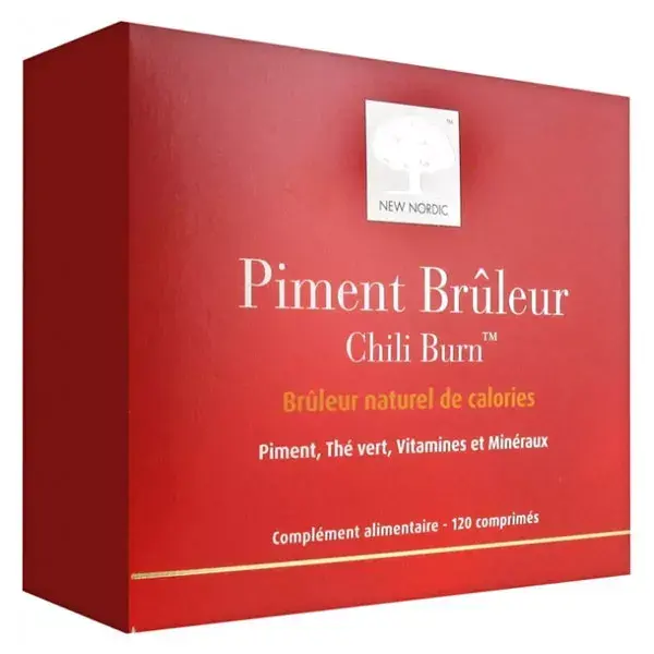 New Nordic Piment Brûleur Chili Burn Integratore Alimentare 120 compresse