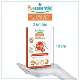 Puressentiel Articulations et Muscles Patch Chauffants Pure Heat 3 unités