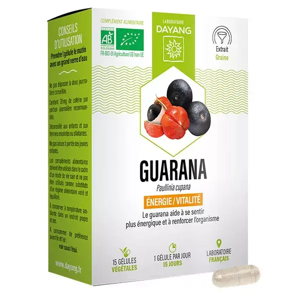 Dayang Guaraná Bio 15 comprimidos