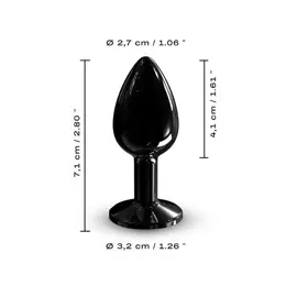 DORCEL DIAMOND PLUG BLACK S