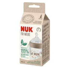 Nuk Biberon NUK for Nature 150ml S TC Crème