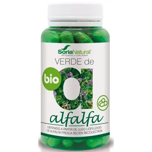 Soria Natural Verde de Alfalfa Bio 80 Cápsulas