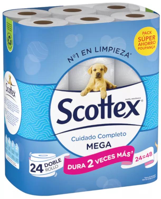 Scottex Papel Higiénico Megarollo 24 uds