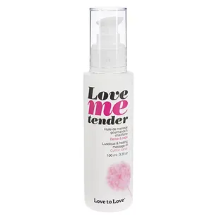 Love To Love Olio per Massaggi Riscaldante e Goloso Zucchero Filato 100ml