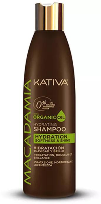 Shampoo idratante alla macadamia Kativa 355 ml