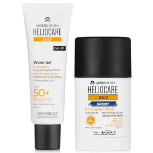 Heliocare 360 Gel Water SPF50+ 50 ml + Sport Stick SPF50+ 25 gr