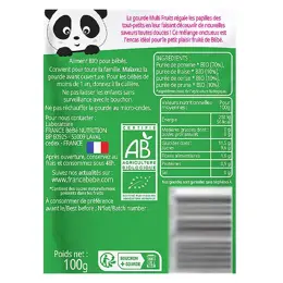 France Bébé Nutrition Gourde Multi-Fruits +4m Bio 100g