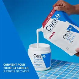 CeraVe Soin corps Baume Hydratant Eco Recharge Visage et Corps Sèches à très Sèches 473ml