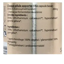 Vit'all+ SAMe S-Adénosylméthionine 30 gélules végétales