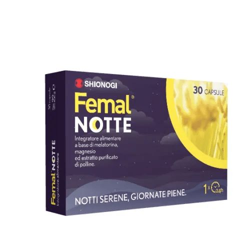 Femal Notte Integratore Per il Sonno in Menopausa 30 Capsule