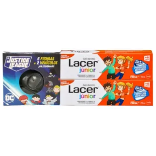 Lacer Junior Fraise Duplo Gel 75 ml + Figurine Sonic