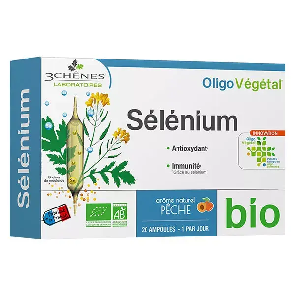 Les 3 Chênes OligoVégétal Sélénium Bio 20 ampoules