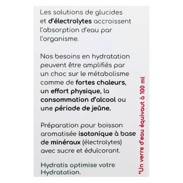 Hydratis Solution d'Hydratation Fruits Des Bois 20 pastilles