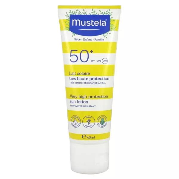 Mustela Leche Solar Muy Alta Protección SPF50+ 40ml