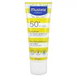 Mustela Solaire Lait Très Haute Protection SPF50+ 40ml