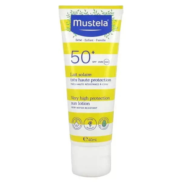 Mustela Solaire Very High Protection Milk SPF50+ 40ml