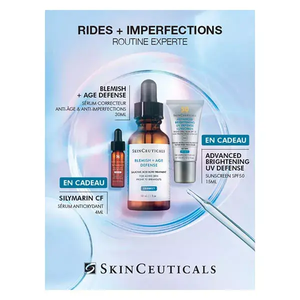 Skinceuticals Coffret Rides + Imperfections - Blemish + Age defense Serum 30ml