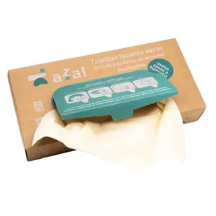 Azal Multipurpose &amp; Reusable Bamboo Dry Wipes 50 units