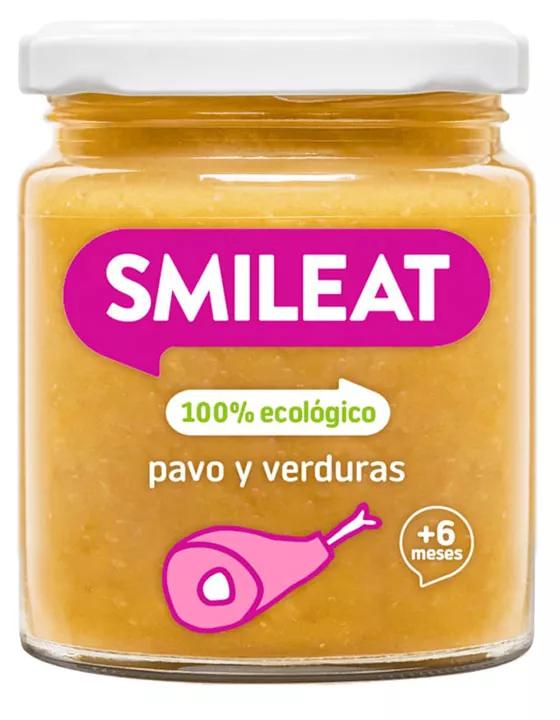 Smileat Tarrito de Pavo con Verduras 100% Ecológico 230 gr
