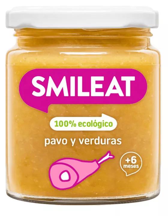 Smileat Tarrito de Pavo con Verduras +6m 100% Ecológico 230 gr