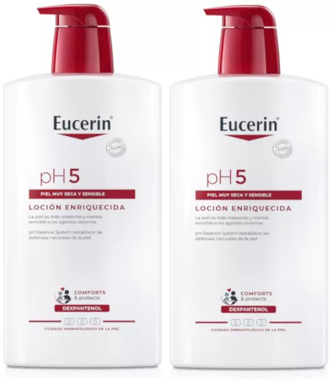 Eucerin pH5 angereicherte Feuchtigkeitslotion 2x1 Liter