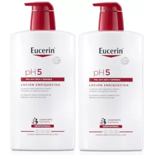 Loção Hidratante Enriquecida Eucerin pH5 2x1 Litro