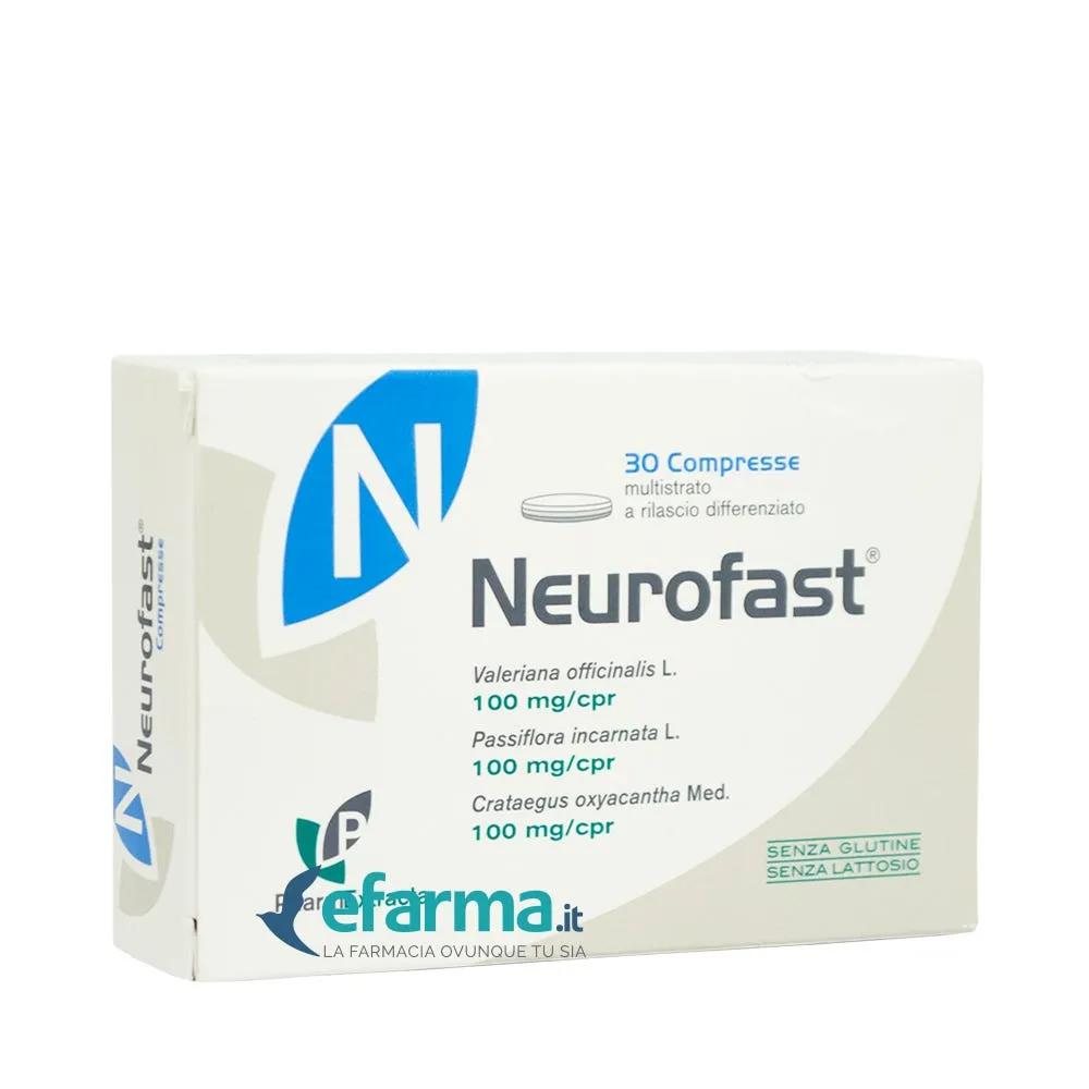 Pharmextracta Neurofast Integratore Ansia e Sonno 30 Compresse