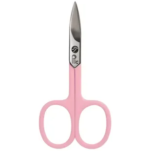 Tesoura de manicure Plic Rosa 100% Aço Inox